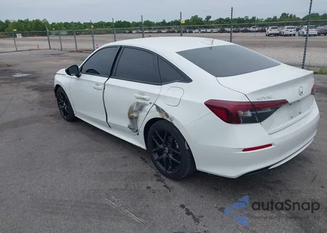 2025 Honda Civic Sport z USA, uszkodzony, nr VIN 2HGFE2F58SH516357